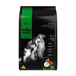 Three Dogs Super Premium Adultos Razas Medianas y Grandes 3kg