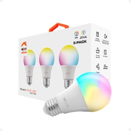 Bombilla LED inteligente Wi-Fi 220V Pack X3 Unidades