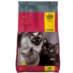 Alimento Three Cats Familia Original Castrados 15 Kg