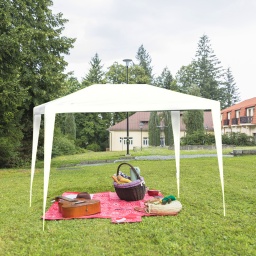 Gazebo Fijo Con Base 300 X 200 Cm Blanco Oferta