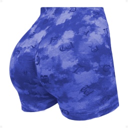 Short Deportivo Batik Push Up Levanta Cola Azul Talla nica