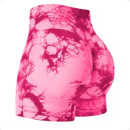 Short Basic Deportivo Batik Push Up Levanta Cola Rosa Talla nica