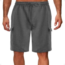 Short Bermuda Deportiva Cargo Gris Talla XXL