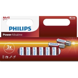 Pilas Aa Alcalina Philips  (12 Uni) Lr6p12b/97 X 1 Blister Pil44