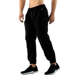 Pantaln Cargo Para Hombre Negro Talla L