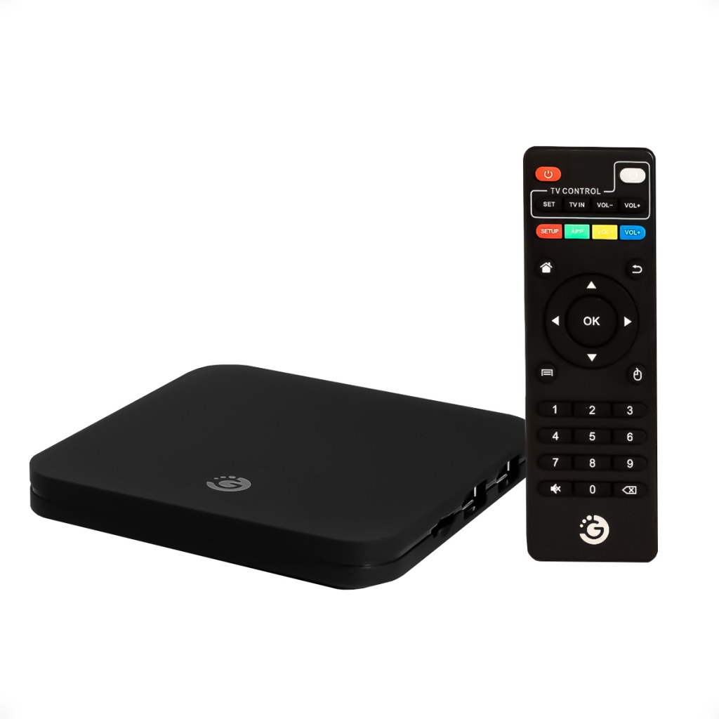 SMART TV BOX GBOX ANDROID 10 QUAD CORE 16GB ROM Y 2GB RAM CON